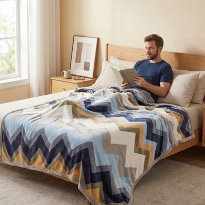 Couverture design géométrique moderne en zigzag