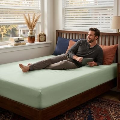 drap housse poche adaptee matelas epais surmatelas sans glisser