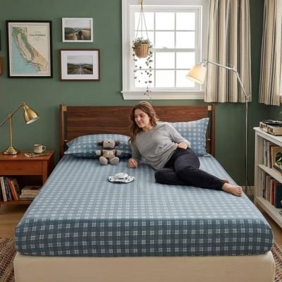drap housse tissu coton doux matière naturelle respirante