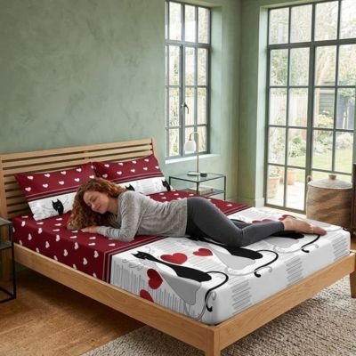 drap-housse-tissu-doux-toucher-offrant-surface-agréable-pour-sommeil quotidien