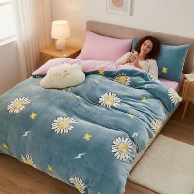 housse-couette-1-personne-motif-marguerites-reversible-couleur-rose
