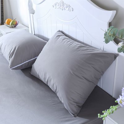 taie oreiller couleur gris elegant
