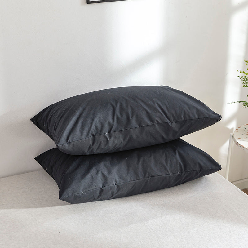 taie oreiller couleur noir