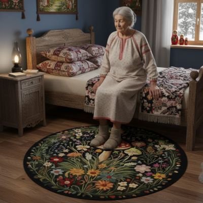 Tapis descente de lit